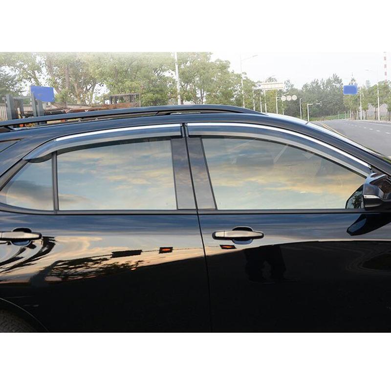 Window Visor Sun Shade Rain Guard Decoration Frame For Chevrolet Tracker/Trax      2024 Exterior Accessories