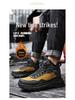 2024 Men's Waterproof Cotton Snow Boots, Winter Warm Velvet Sneakers, Cold-Proof Ankle Boots