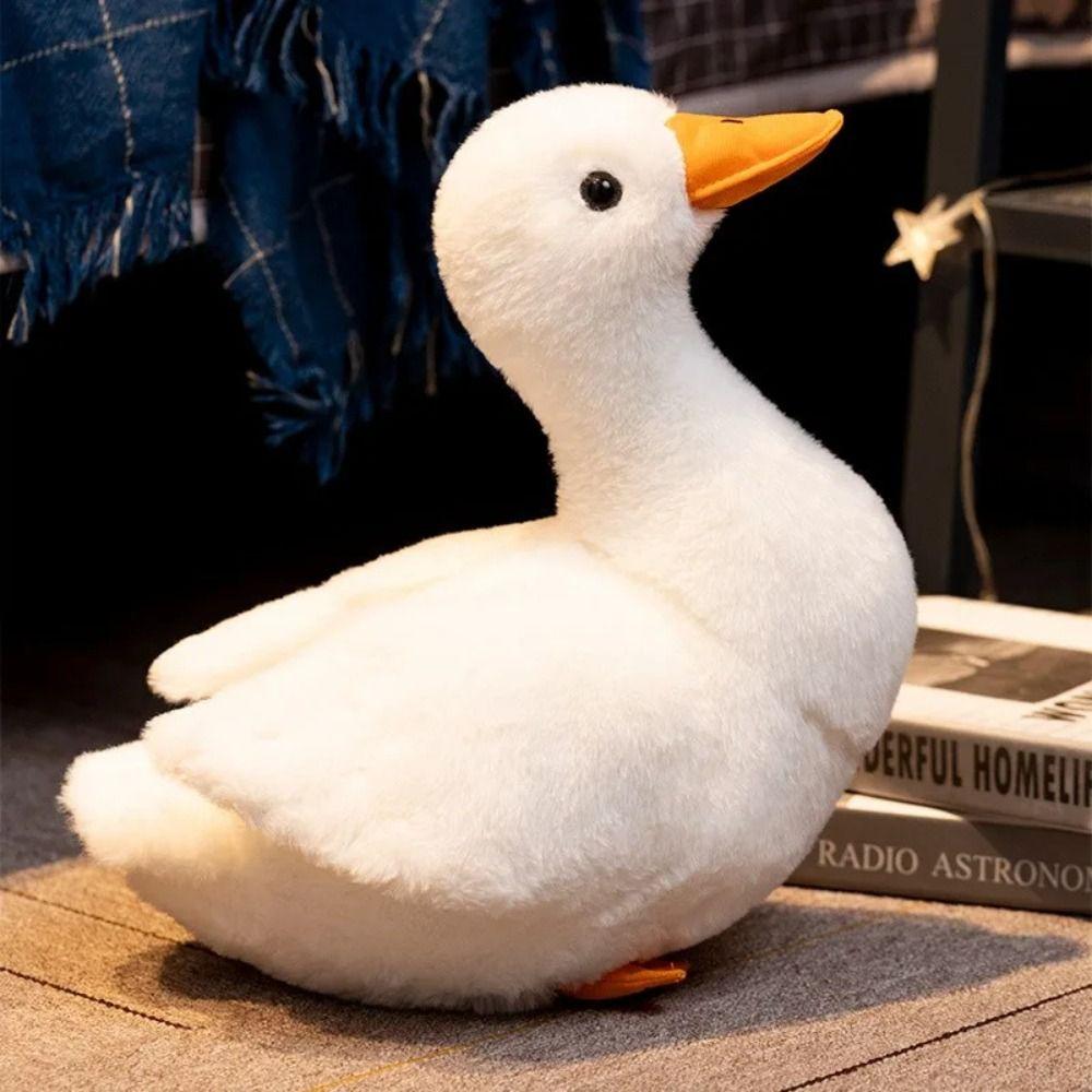 Stuffed Animal White Goose Stuffed Realistic Simulated Duck Toy Duck Plush Toy  Home Decor