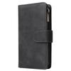 For iPhone 16e Case Zipper Wallet Multiple Card Slots Leather Phone Cover