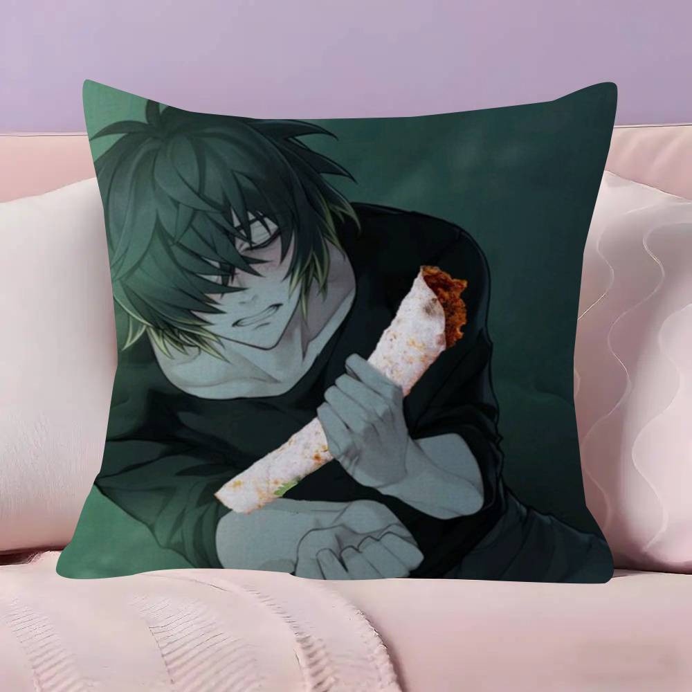 Anime Towa SSlow DDamage Personalized Pillow Dust Cover Bedroom Kids Party Decoration Pillowcase Birthday Children Gift