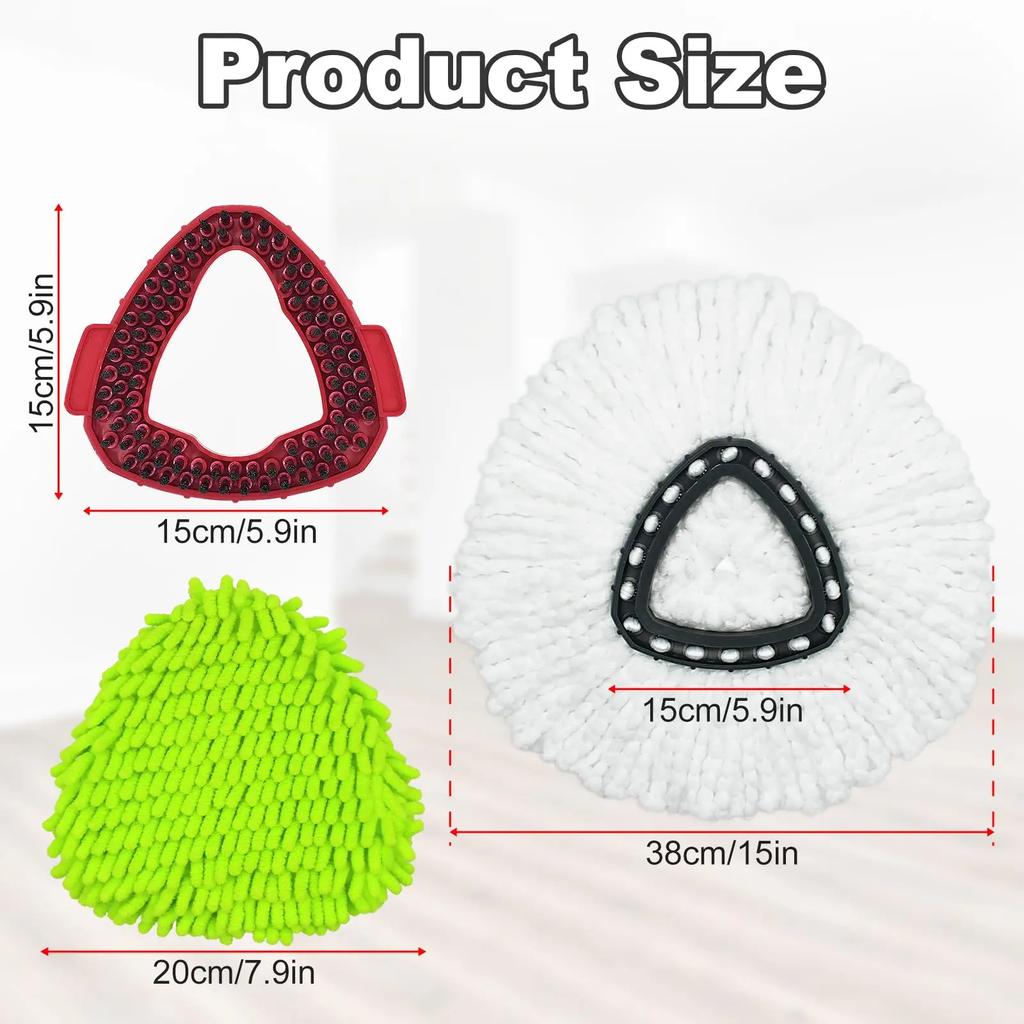 Mop Heads Replacement for O Cedar, Mop Replace Head for O Cedar EasyWring 1 Tank System