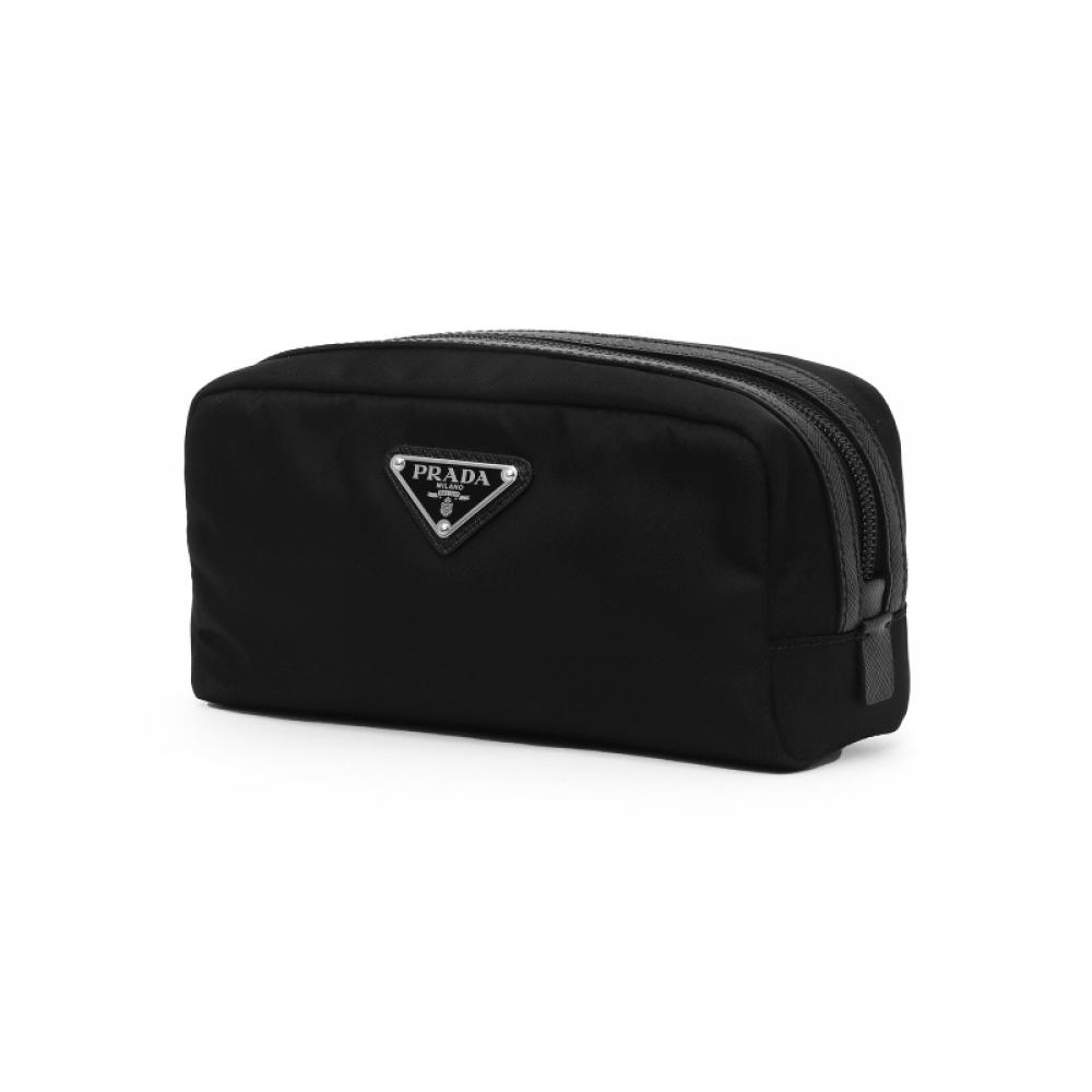 Prada Pouch Bag Nylon Triangle Logo 2na045 2dmh F0002