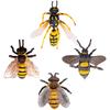 Plastic Bee Ornaments Simulated Insect Toy New Lifelike Model  Child