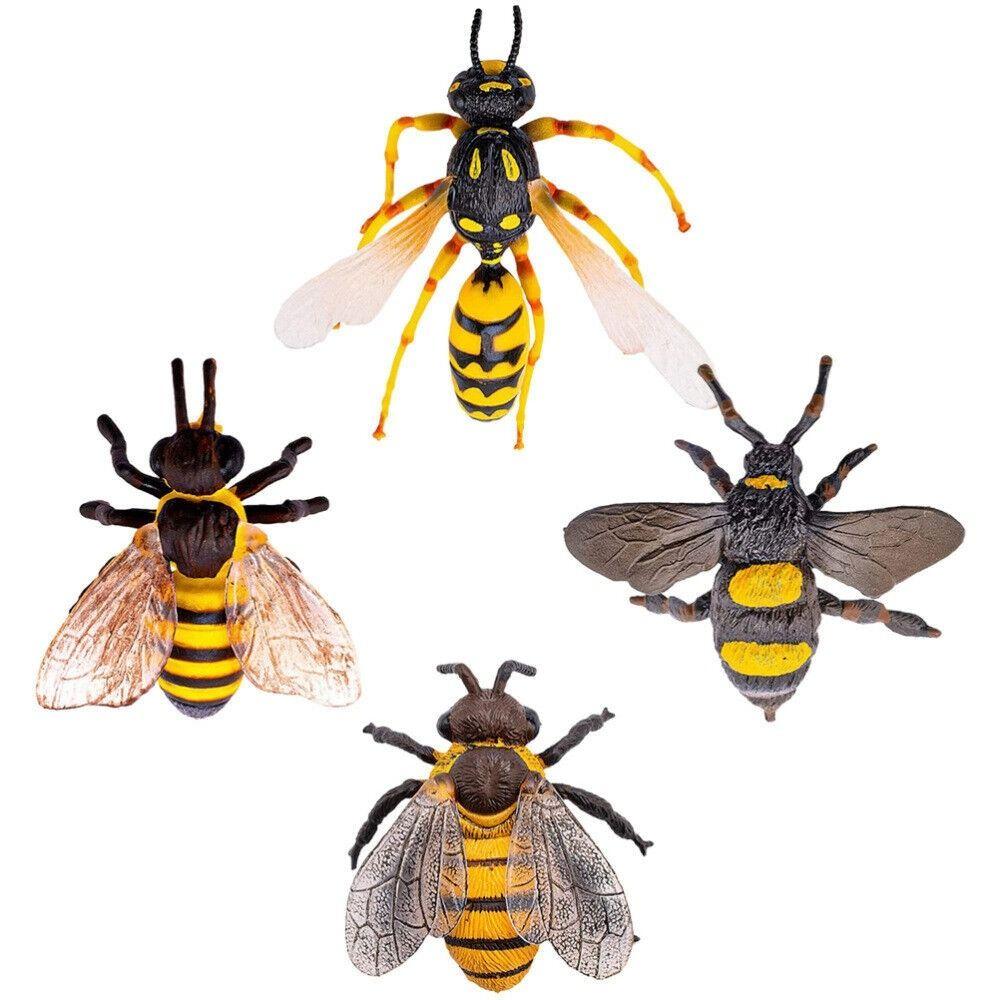 Plastic Bee Ornaments Simulated Insect Toy New Lifelike Model Child