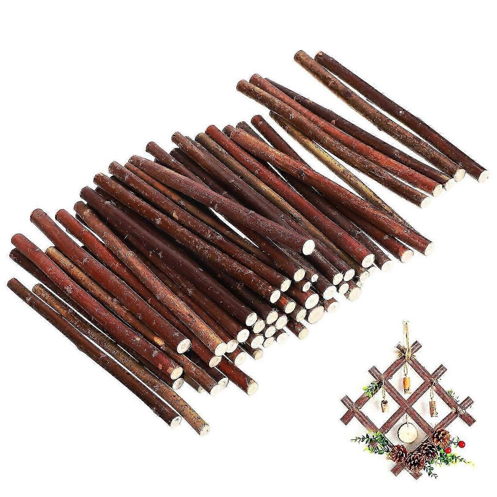 Log Sticks Craft Twigs Sticks Wood Branch Sticks For Event Props Diy Projects 15.50X0.50X0.50cm 50Pcs