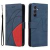 (Blue) Flip Case Compatible with Samsung Galaxy A16 5g with Card Slot Stand Kickstand Protective Stitching Color Leather Wallet Flip Folio Book