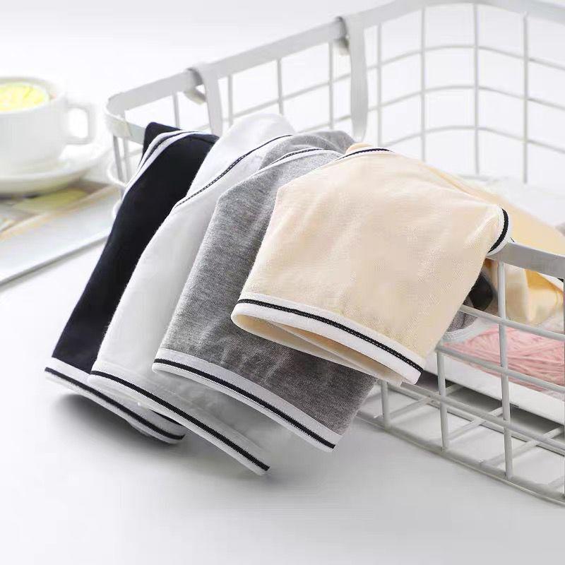 10 Stück/Set Damen Baumwoll-Slips Einfarbig Unterwäsche Mittelhoch Geschnittener Slip Bequem für Mädchen Slips Atmungsaktive Unterhosen Damen Lingerie