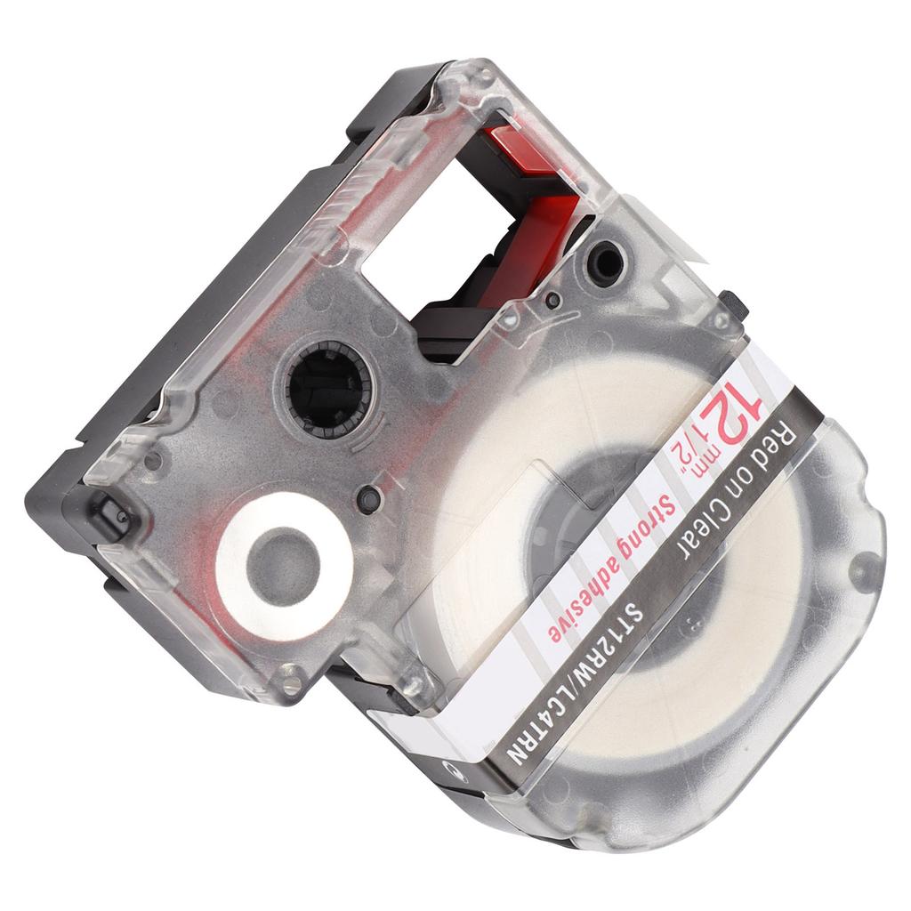 Labeling Tape Corrosion Wear Resistance 12mm Anti Corrosion Label Making for KING JIM Printer