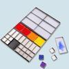 2 Size Paint Box Compartments Designed For Art, Empty Paint Palette Paint Tray Travel Paint Holder Paint Organizer Box