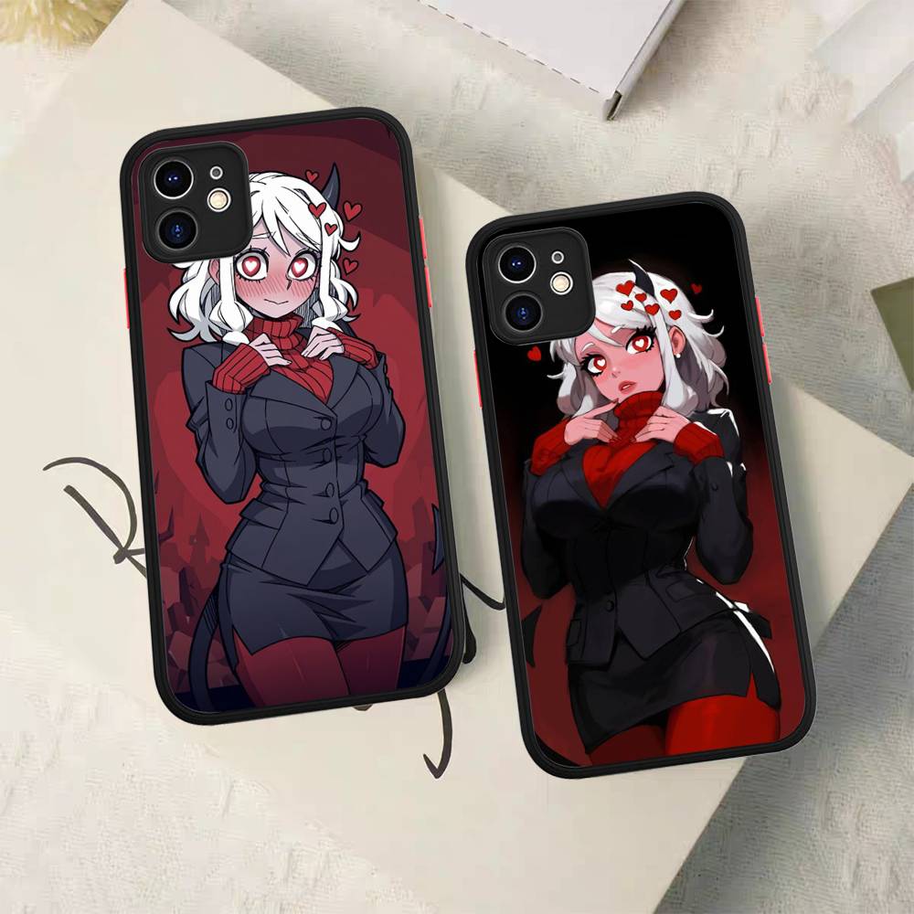 Classic Game H-helltakerS Anime Phone Case For IPhone 14 11 12 13 Mini Pro Max 8 7 Plus X XR XS MAX Translucent Matte Cover