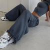 European and American High Waisted, Wide Leg, Loose Fit, Slimming Straight Leg Casual Pants