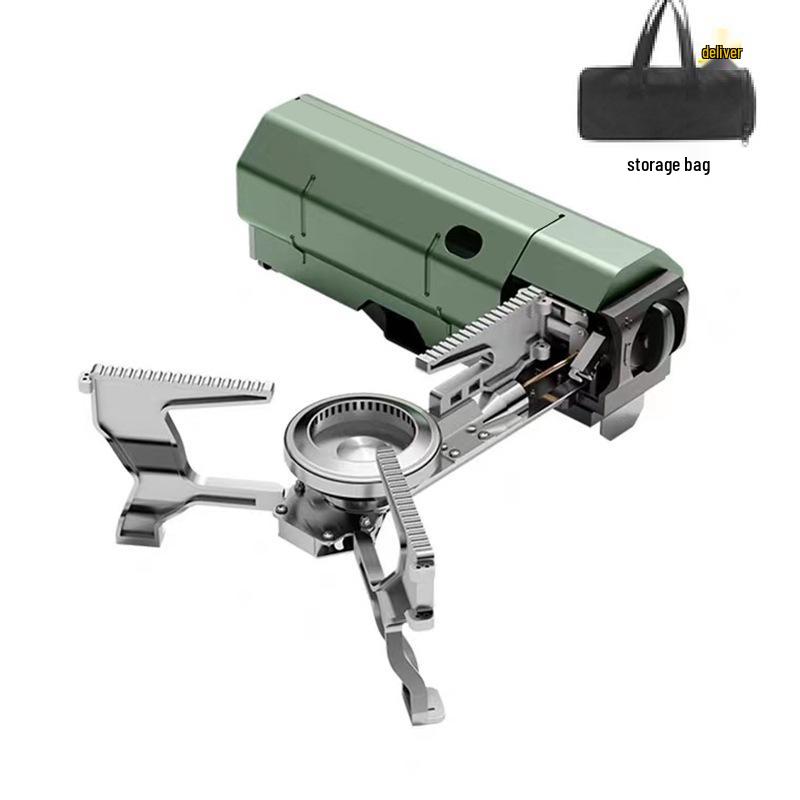 Portable Folding Camping Gas Stove - Outdoor & Household Use