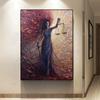 Goddess of Justice Poster Abstract Women Wall Art Pictures Canvas Print for Modern Living Room Home Decor Painting Gifts Cuadros