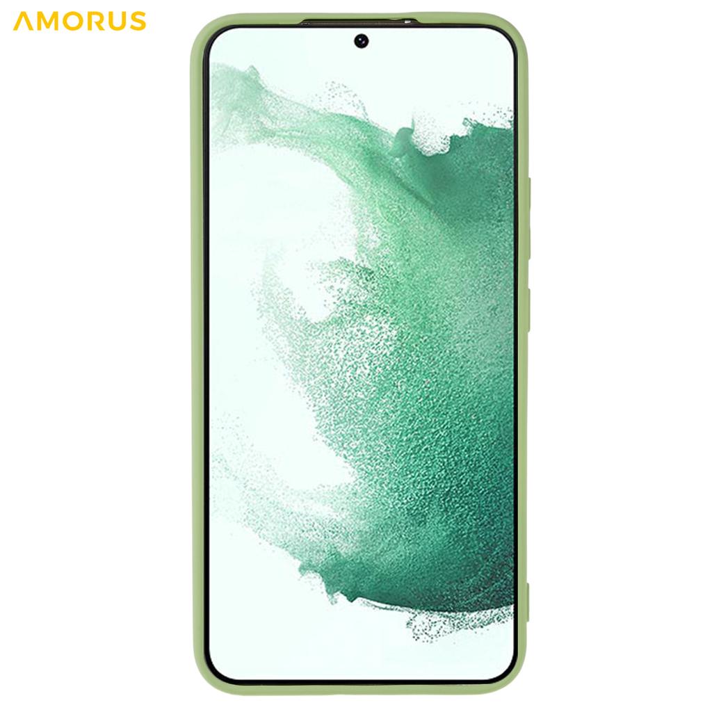 For Samsung Galaxy S22 5G Case Precise Cutouts TPU Fiber Lining Shockproof Phone Cover