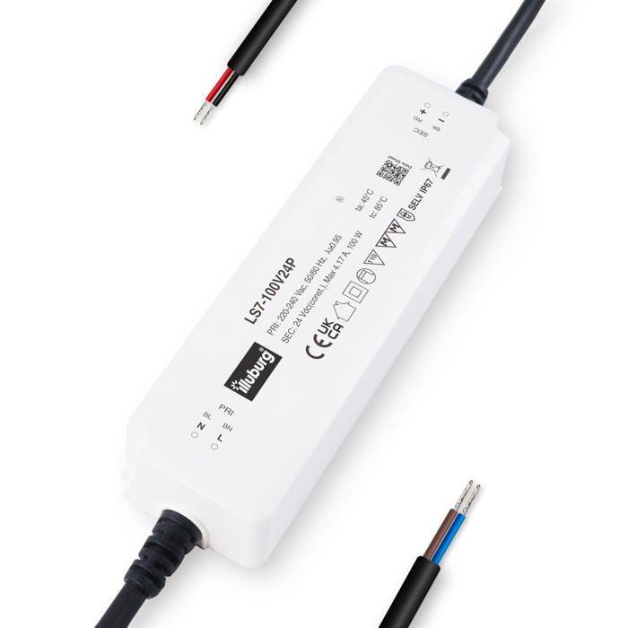 Transformateur LED - ILLUBURG - LX7-XXVXX - 100W - IP67 - Flickerfree