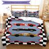 3pcs Car Bedding Set Duvet Cover Closure Includes 1 Duvet Cover & 2 Pillowcases, Soft and Comfortable for All Seasons.