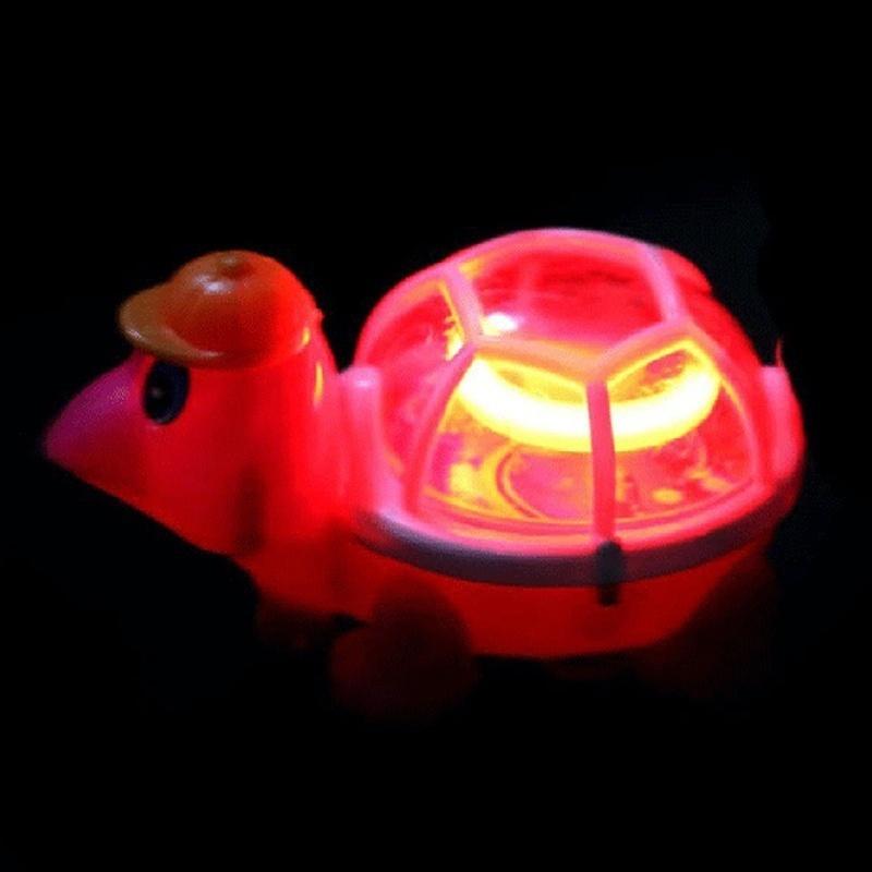 Baby Kind Süß Pädagogisch Liebenswert Ziehen aussendend Kleine Schildkröte Licht Kinder Spielzeug
