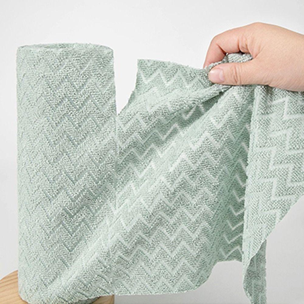 20Pcs/Roll Reusable Kitchen Cleaning Towels Wet and Dry Cleaning Rag for Home Kitchen