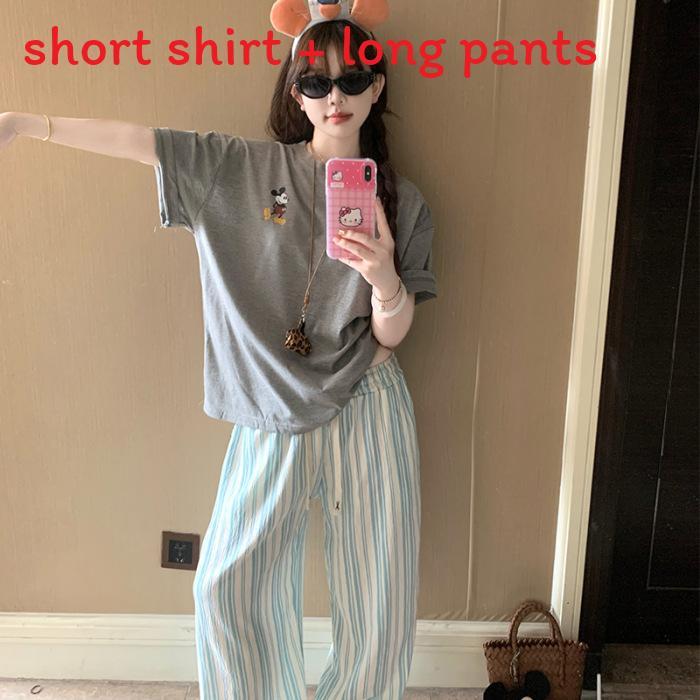 Cotton Sleepwear Set For Women Summer Comfort Lounge Casual