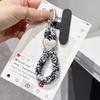 Heart Keychain & Camera Lanyard Set: Plush Wrist Strap, Anti-Lost Rope, Water Bottle Holder