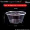 Disposable Round Food Containers with Lids