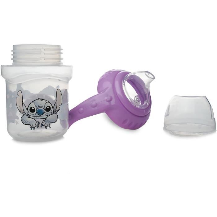 Cup with Handles - THERMOBABY - 250 Ml - Silicone Spout - Lilo &; Stitch