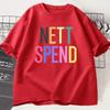Nettspend T-Shirt Tee Tour Merch Y2k Kleidung Unisex Lässiges Hip Hop T-Shirt Unisex Kurzarm T-Shirt Tees Y2k Grafik T-Shirt