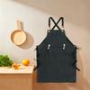 Household Work Apron Multi-Pocket Cooking Aprons Portable BBQ Aprons  Grilling