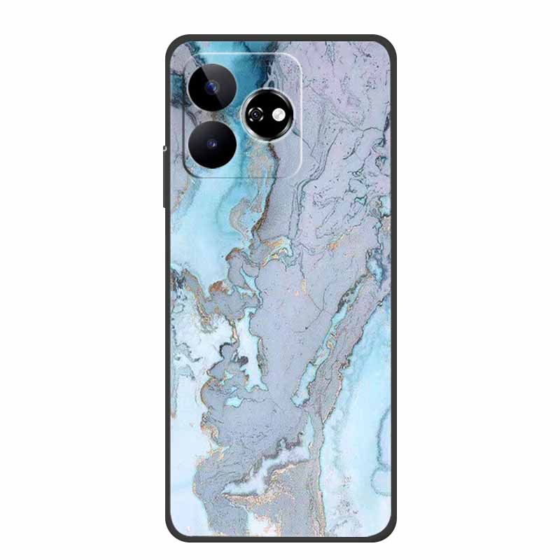 For ZTE Blade V60 Case 6.72" Marble TPU Soft Silicone Back Cover Phone Cases for ZTE Axon 60 4G Protector Cute Mica Painted etui