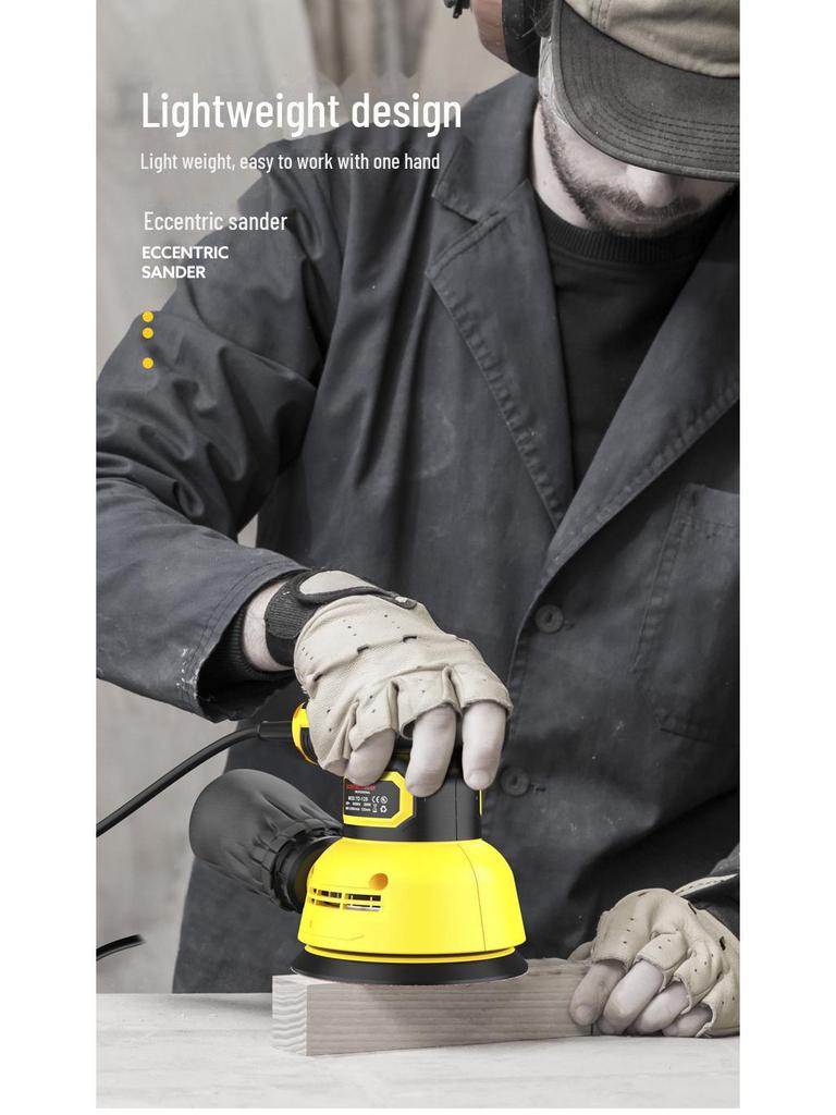 5-Inch Eccentric Sanding and Polishing Machine for Woodworking