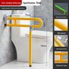 Stainless Steel Foldable Bathroom Grab Bar for Elderly & Disabled