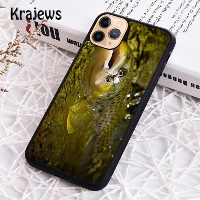 BROWN TROUT FISHING FISH Phone Case Cover For IPhone 18 17 Air 16 15 14 plus 11 12 13 pro max Plus coque Shell Fundas