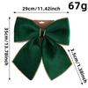Red Green Christmas Bowknot Handcrafted Christmas Tree Decorations  Christmas Gift