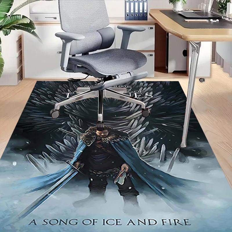 1pc Game of Thrones A Song of Ice and Fire Carpet Office Rug Mat Home Decor Area Carpet Festival Gift Office desk chair carpet Longlasting Material