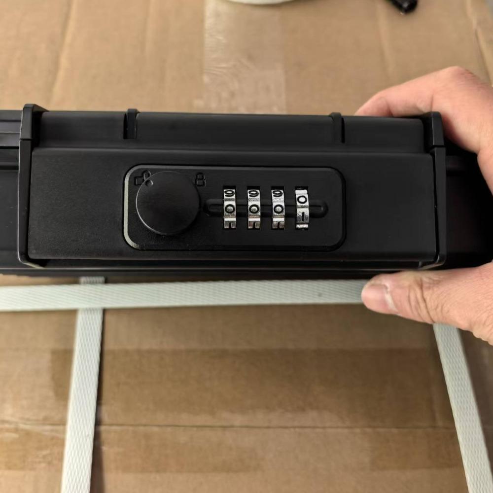 4-digit Password Beach Safe Box Waterproof Security Lock Box Portable Storage Box  Home Dorm Car