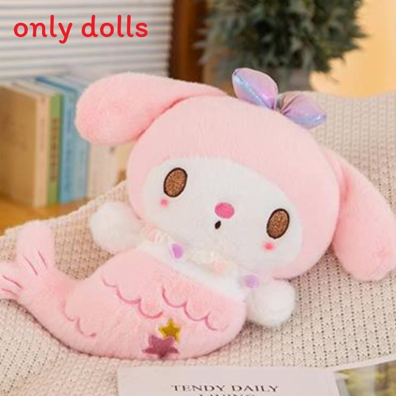 Cute My Melody Cartoon Mermaid Plush Doll Pillow For Girls Gift And Bedroom Decor