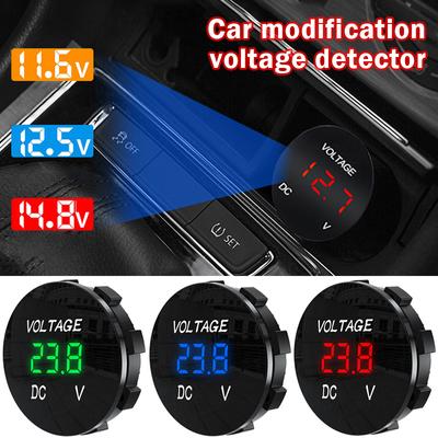 DC 12V-24V Digitales Panel Voltmeter Spannungsmesser Tester LED-Anzeige Auto Motorrad Boot ATV LKW Umbau Auto