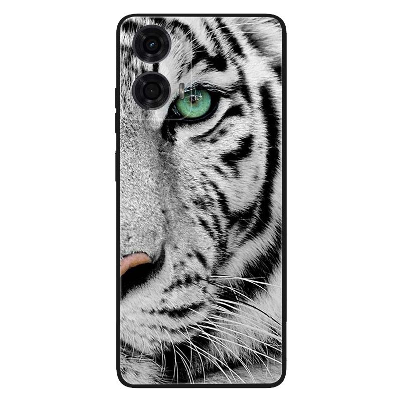 For Moto G85 5G Case TPU Space Soft Silicone Back Cover Phone Cases For Motorola Moto E14 MotoG85 Wolf Protective Cool funda