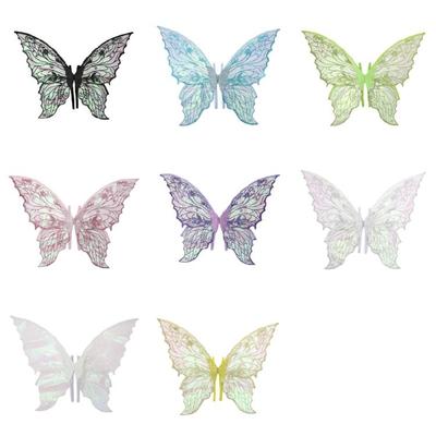 Halloween Cosplays Wing Props Butterfly Wing Sparkles Costumes Funny Performances Colorful Dress Up Wing Costume Wing