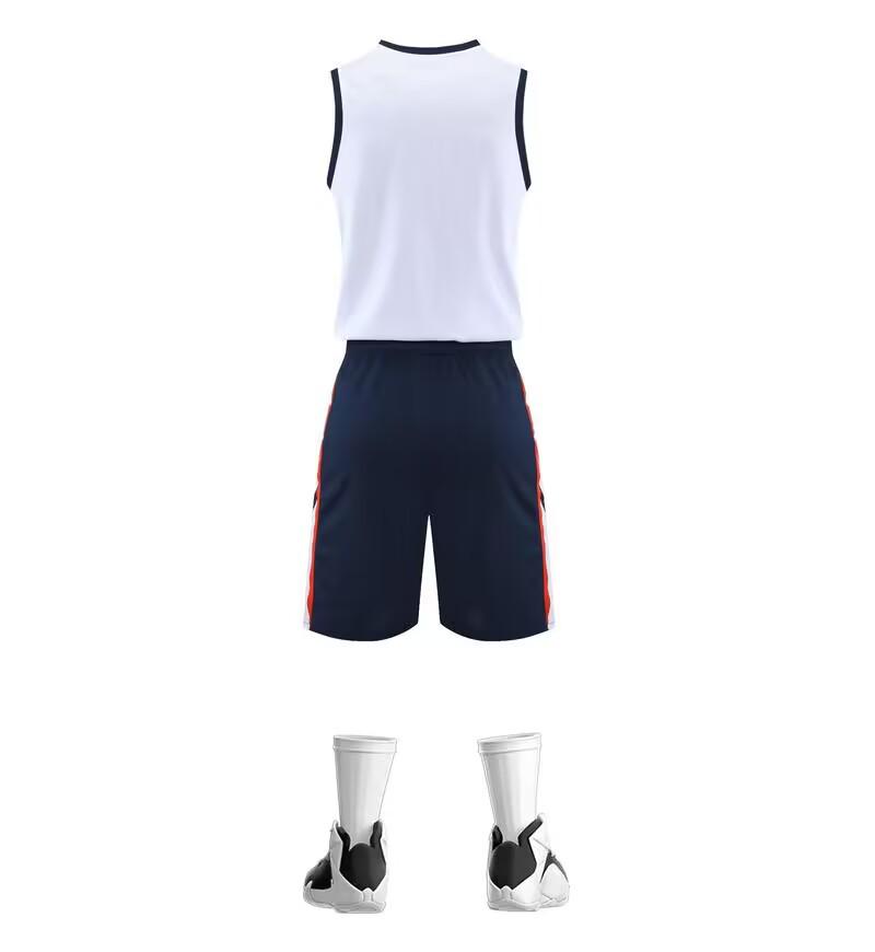 Men's Ultra-Fast Drying Basketball Jersey with Custom Numbers - Student Team Uniform Set
