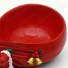 Christmas Holiday Candy Bowl Decorative Resin Tabletop Santa Figurines W/ Storage Holder for Xmas Winter Party Table Desk Decor