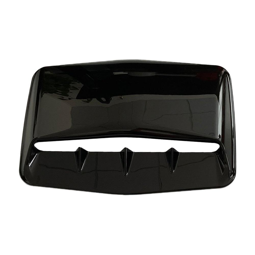 3pcs Universal Carbon Fiber Car Decorative Cell Air Flow Intake Hood Scoop Bonnet Vent Cover Stickers Decoration