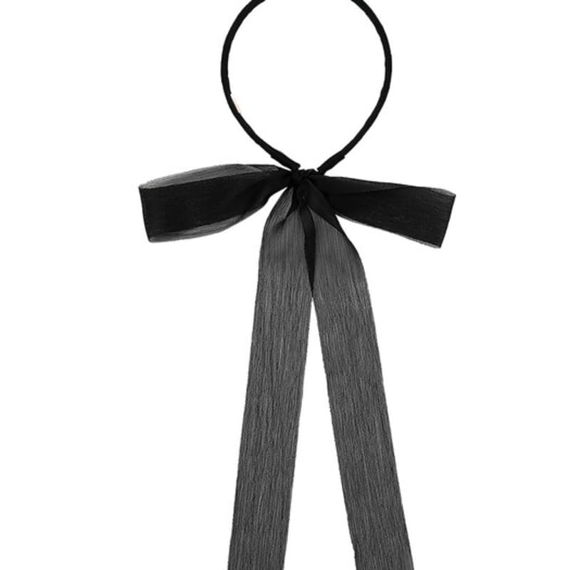 RAWFINED Transparent Tie Headband