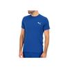 Puma Essentials Logo Round Neck Pullover Comfortable Casual Sports Short Sleeve T-Shirt Men T-Shirts Dark-Navy 847187-05