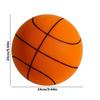 SilentBasketball With Net Bag Dribbling Indoor Airless Foam Basketball Quiet Dribbling Indoor Training Silent Ball Quiet Bounce