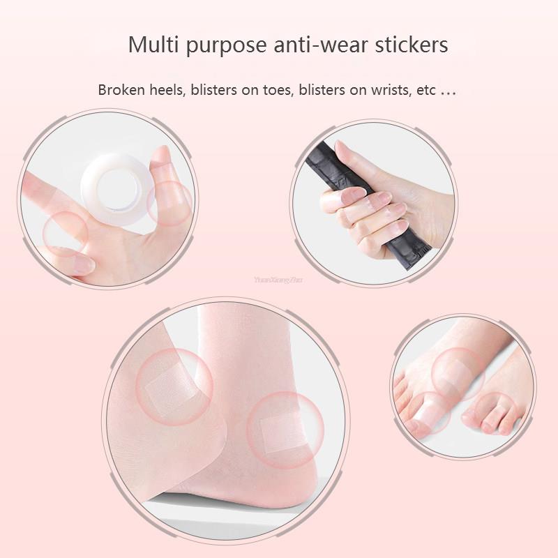 5M PE invisible Heel Protectors Women Shoes Heel Protector Foot Care Products Multifunctional Anti-wear Sticker Shoe Accessories