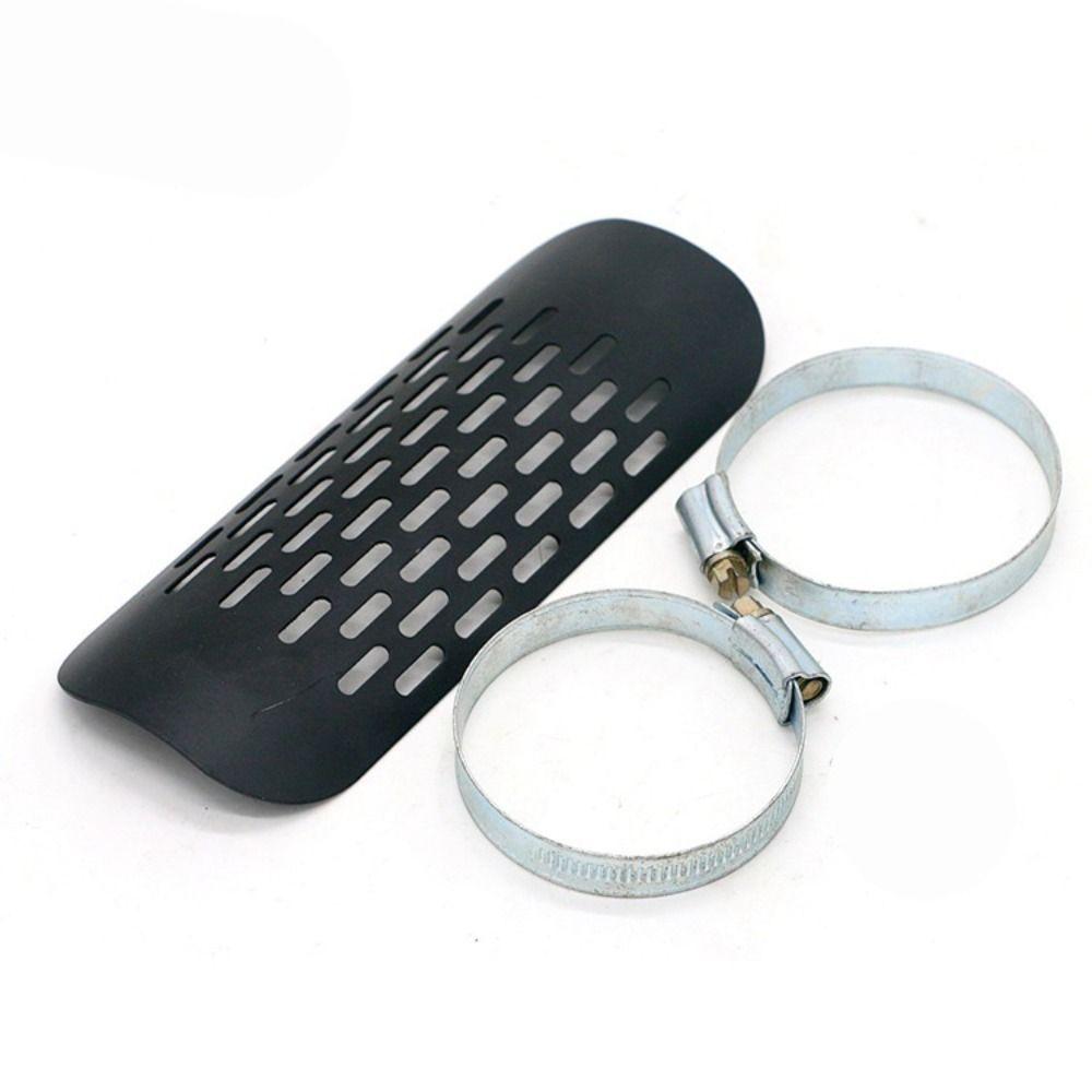 Universellt Motorcykelavgasrörsskydd Rörvärmesköld Anti-skållningsskydd Värmesköld Bakre ljuddämpare Krockskyddsskydd