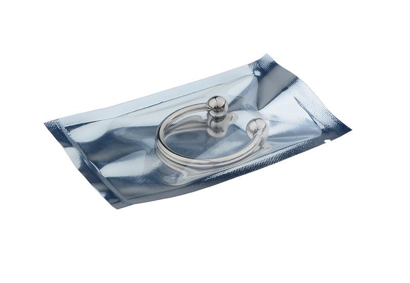 SM Metal Cock Ring Double Ball Ring Chastity Ring Adult Sex Toy Penis Ring  2 Pack  40mm