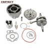49mm / 12mm 90cc Big Bore Zylinderkit & Rennkurbelwelle Für Peugeot XPS XP6 XR6 AM6 50cc Minarelli 2-Takt